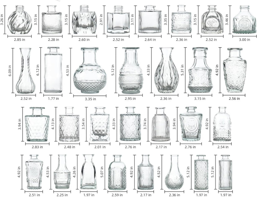 Bud Vases | Rental