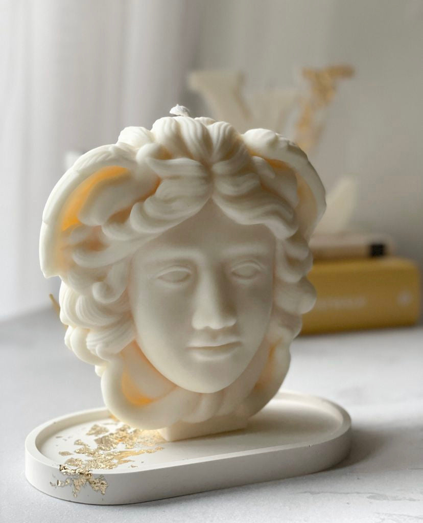 Medusa Bust Candle