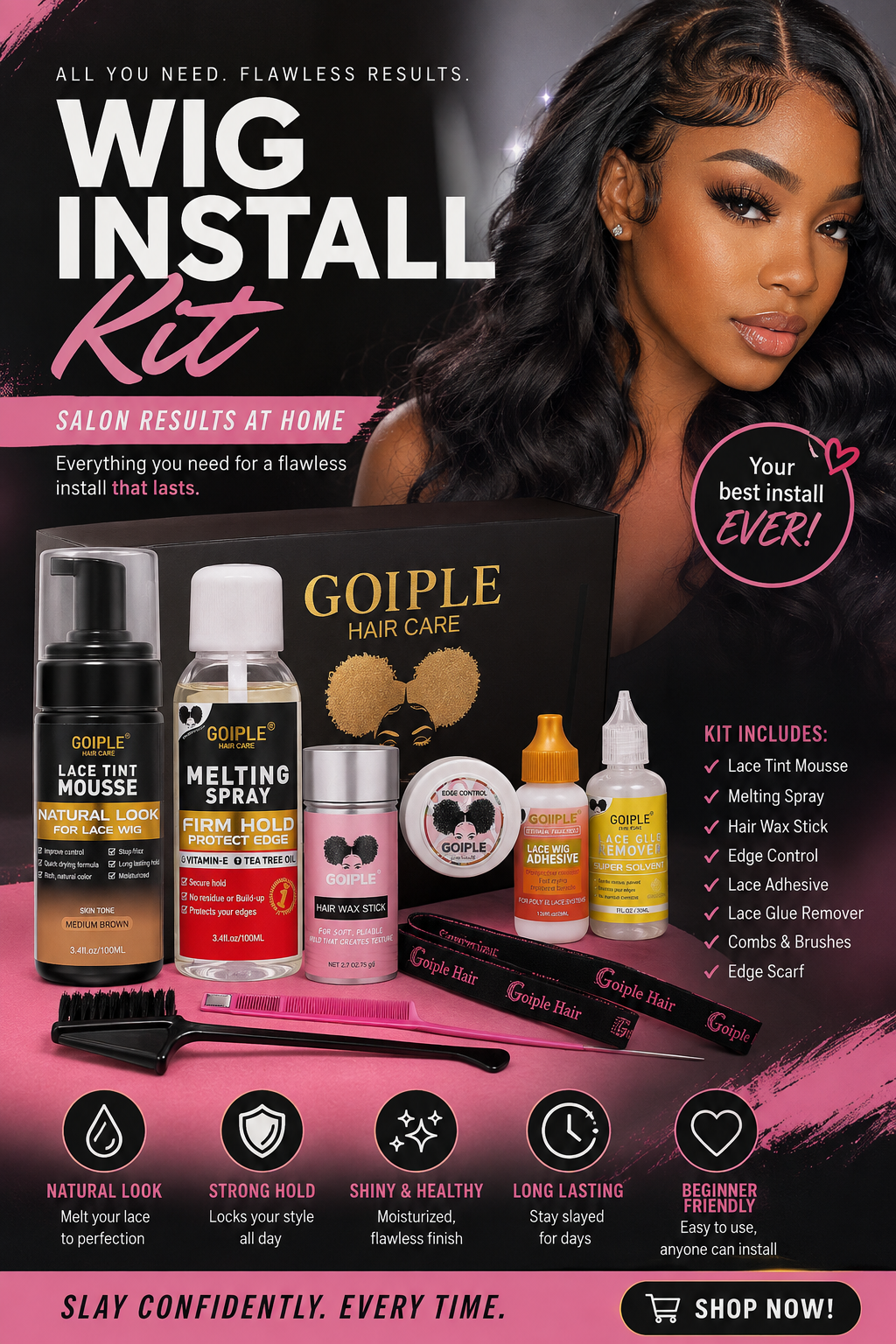 Wig Install Kit / Gift Set